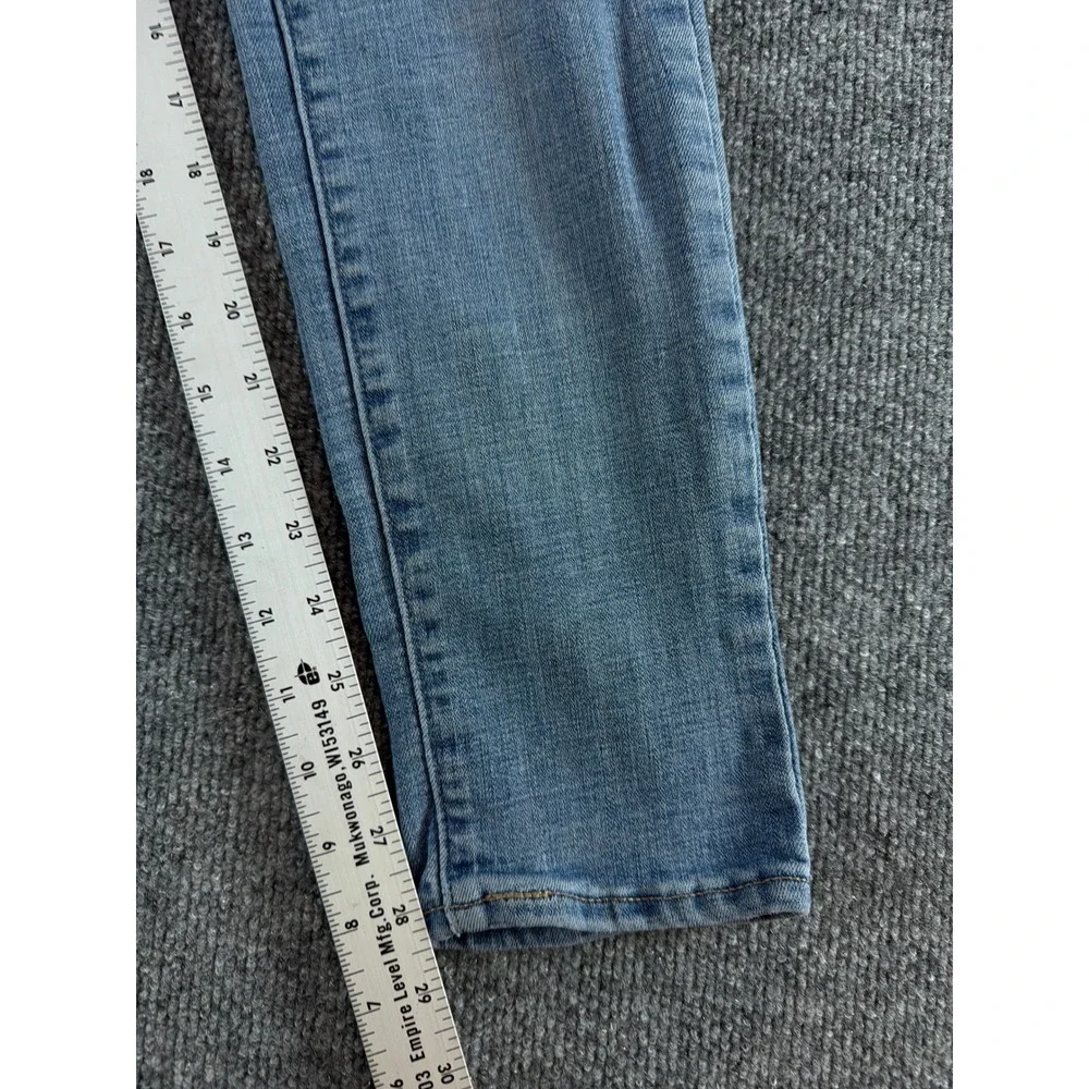Levis 721 High Rise Skinny Jeans Womens 29 Blue Denim Medium Wash Stretch Casual
